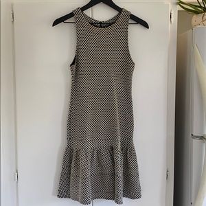 Vintage Ruffle Hem Dress